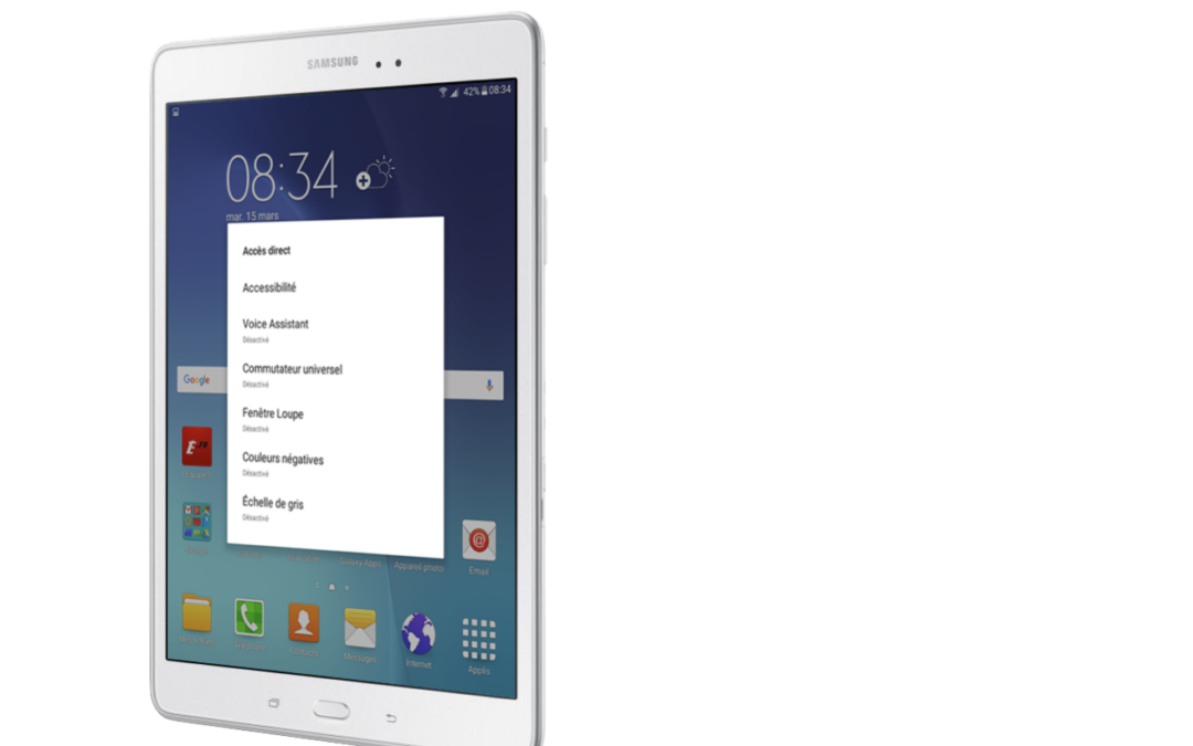Activer/Désactiver rapidement vos paramètres d’accessibilité avec ACCES DIRECT