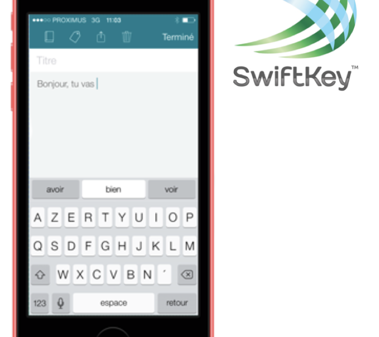 Augmentez votre vitesse de frappe avec SWIFTKEY