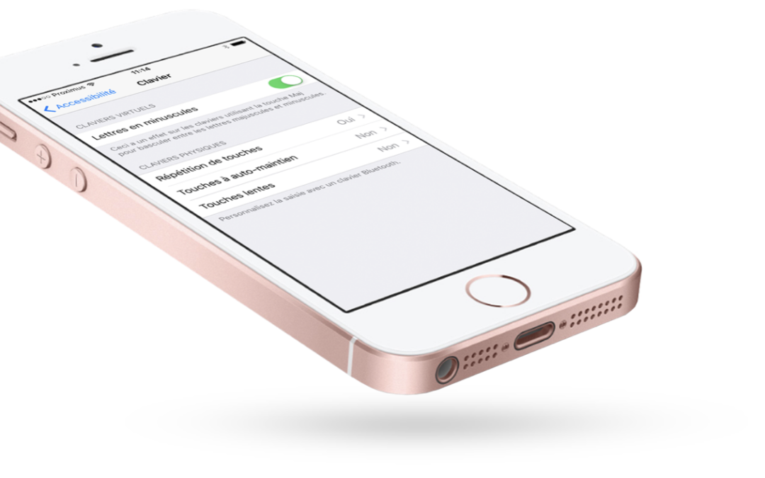 Affiner les paramètrages d’accessibilité du CLAVIER VIRTUEL