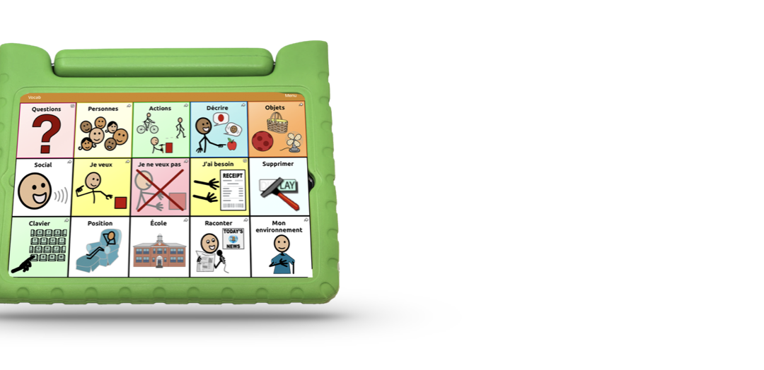 Communication par pictogrammes avec TouchChat